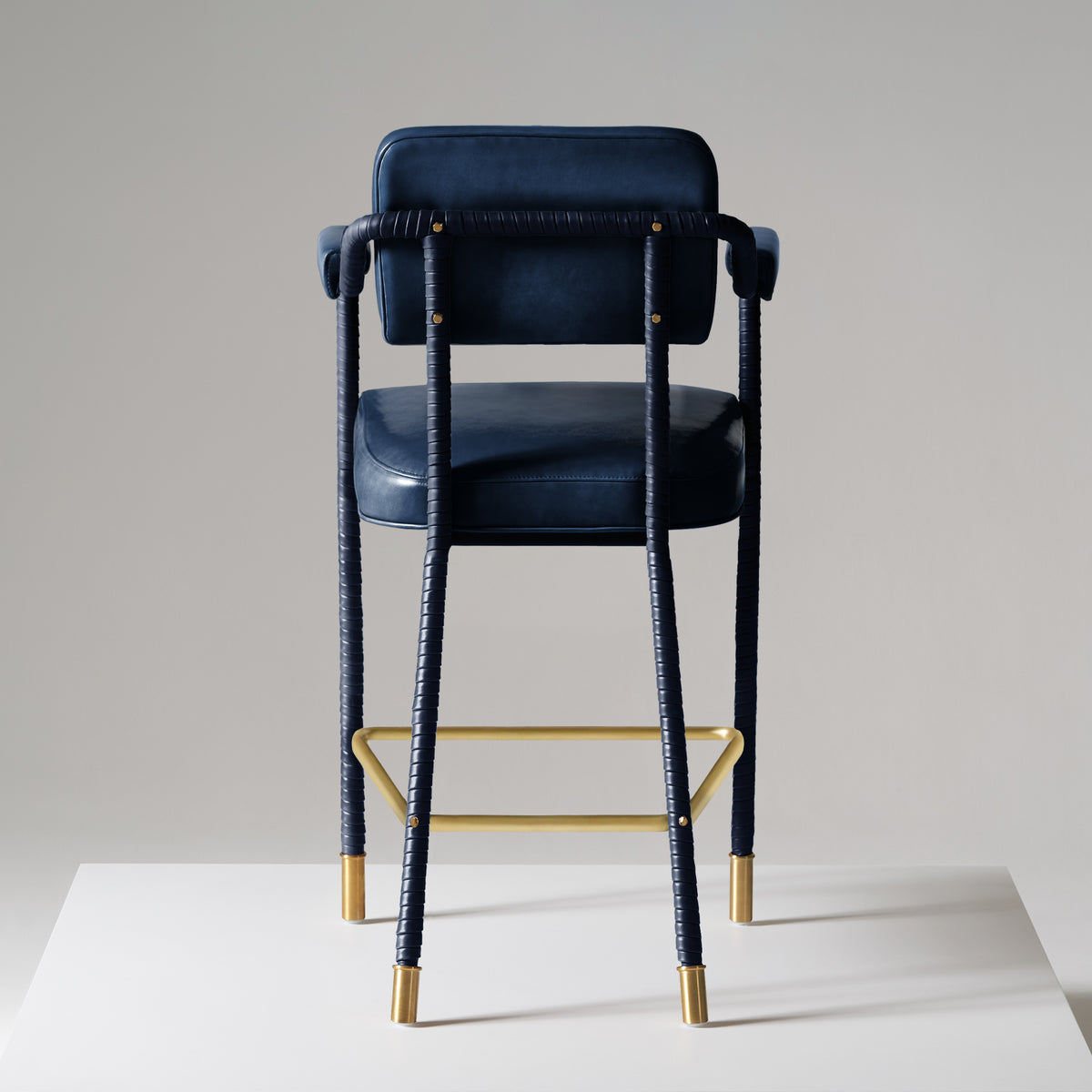 Easton Dining Stool - Navy