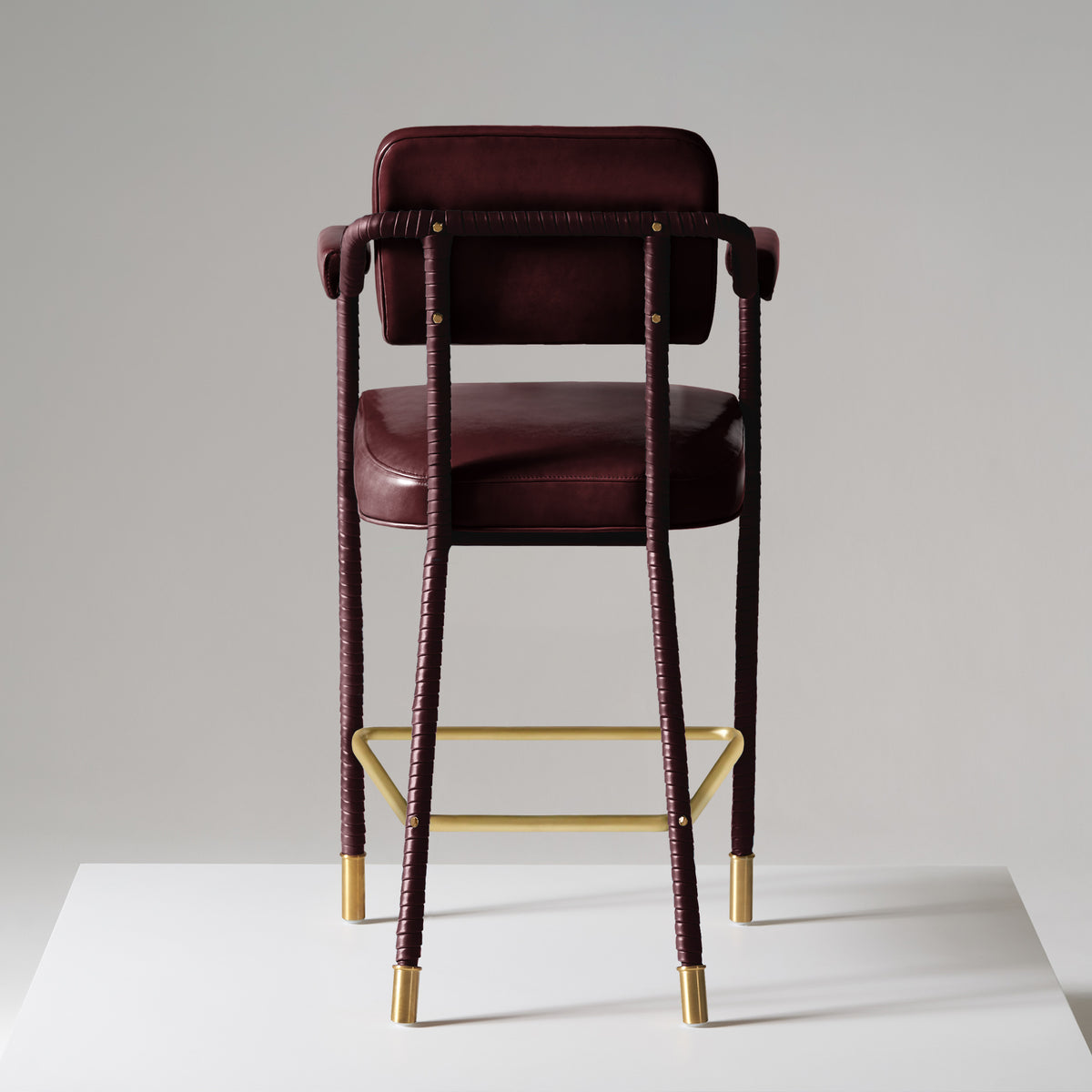 Easton Dining Stool - Red