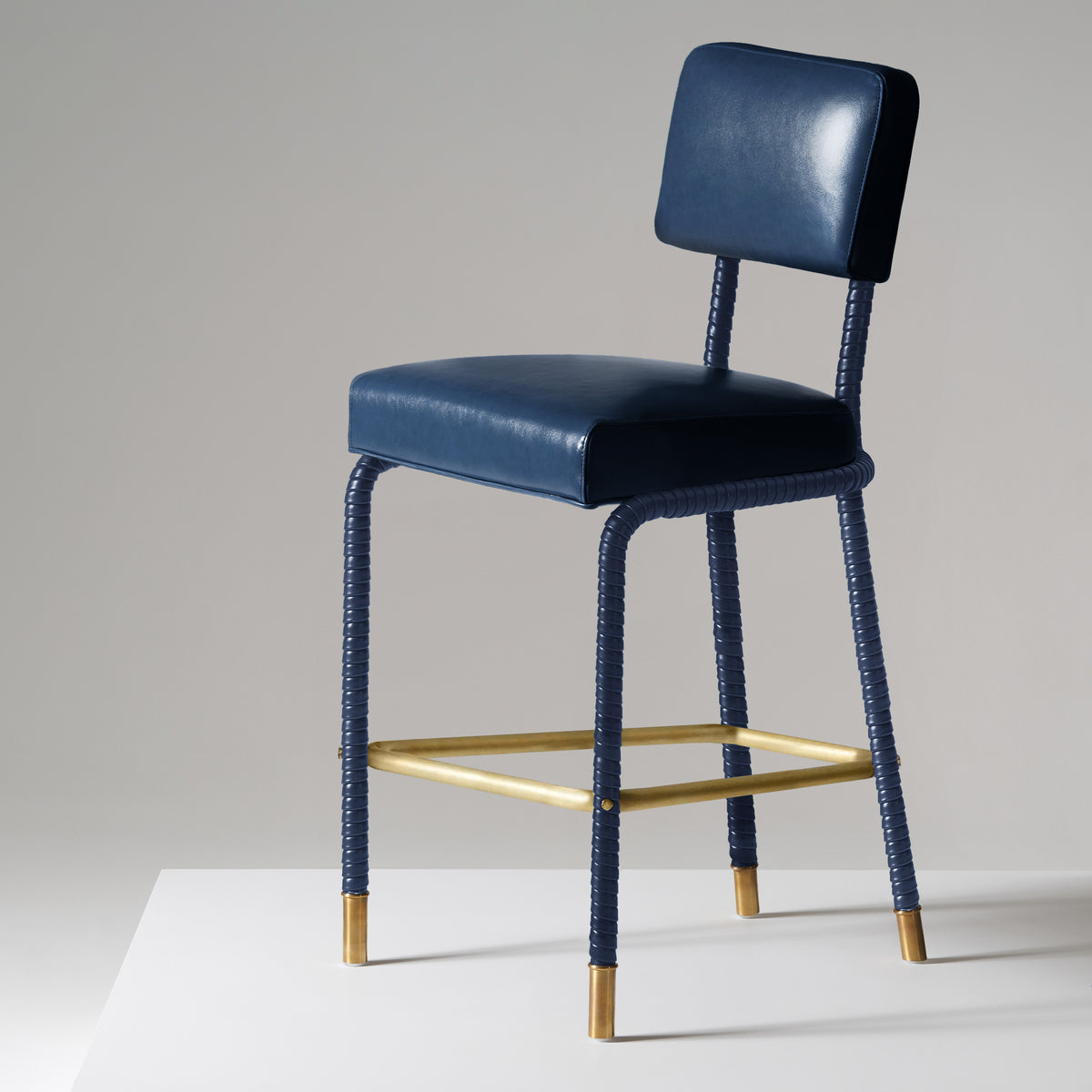 Easton Side Stool - Navy