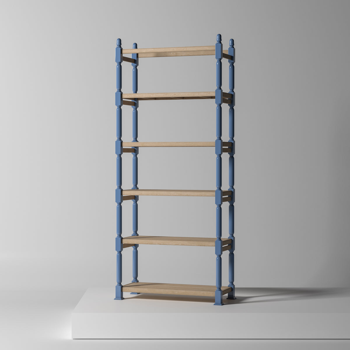 Twyford Bookcase - Lacquer & Oak