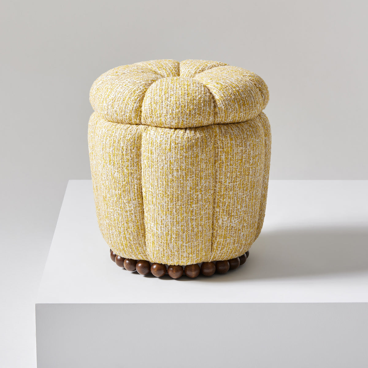 Leckford Stool - Ramble Yellow