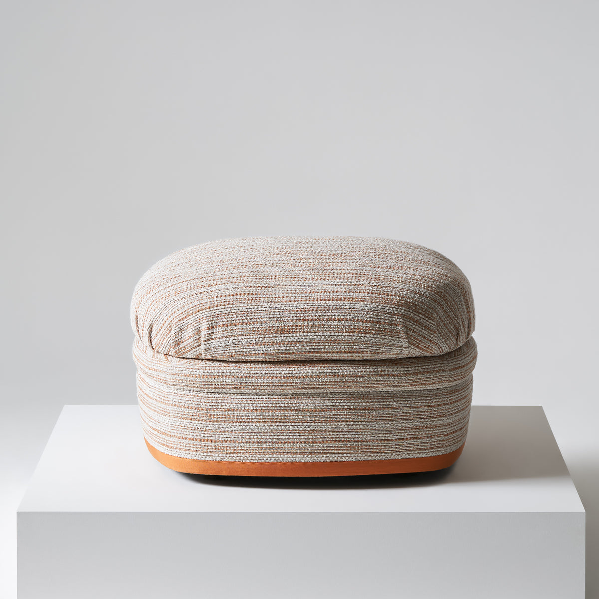 Wickham Ottoman - Wanderer Orange