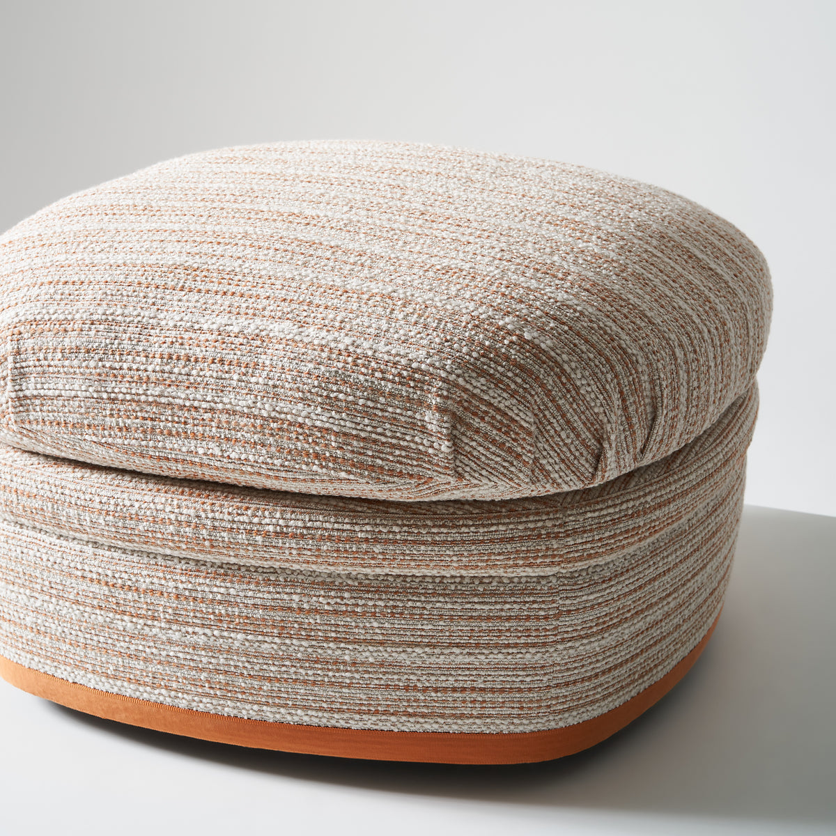 Wickham Ottoman - Wanderer Orange
