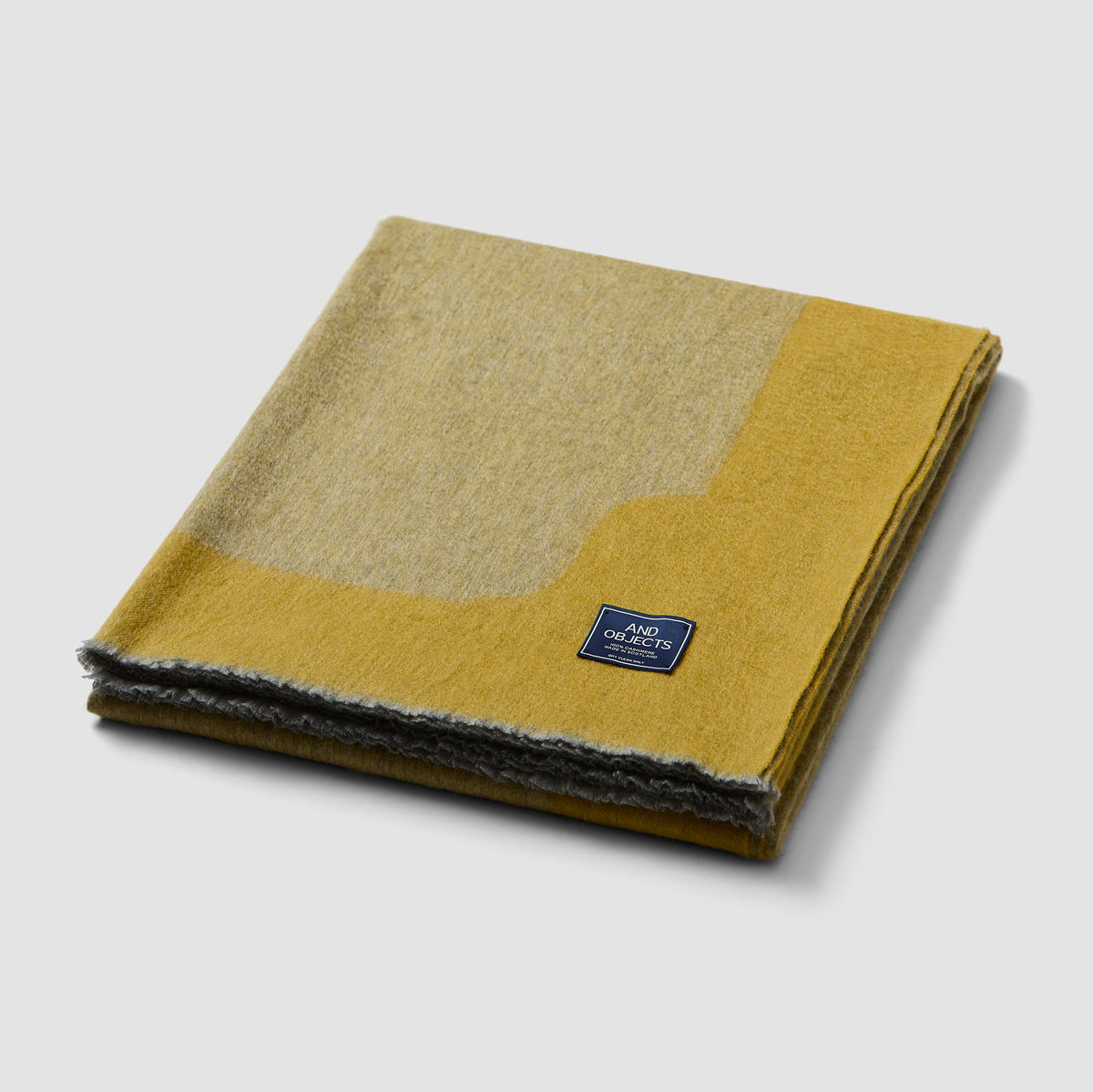 Anmore Cashmere Throw Blanket - Gold