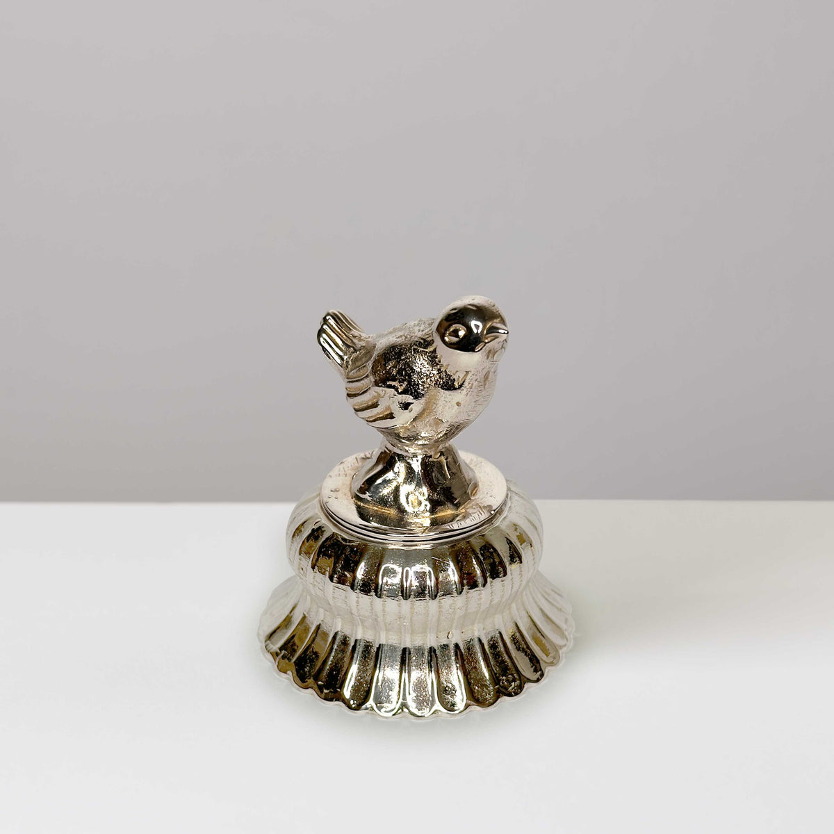 Silver Candle Snuffer with Bird design