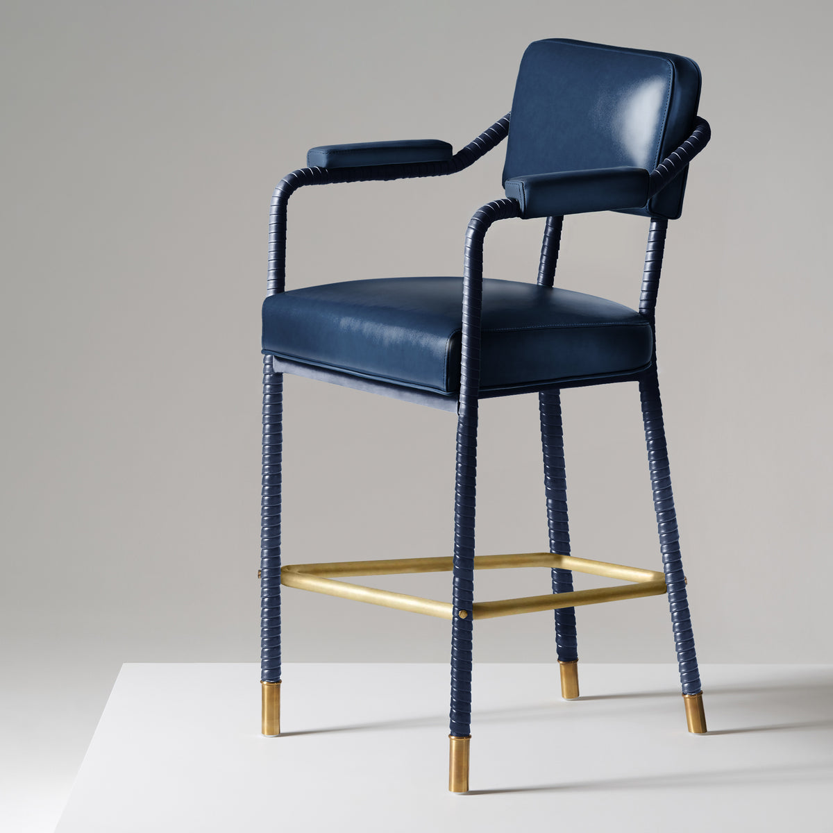 Easton Dining Stool - Navy