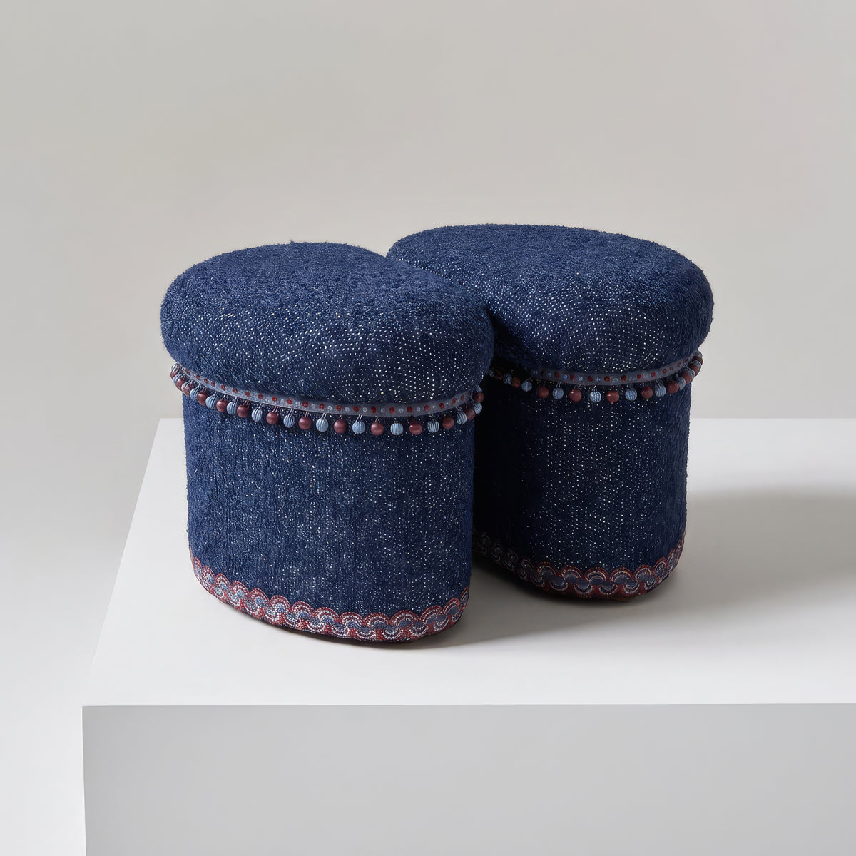 Tadley Twin Ottomans - COM