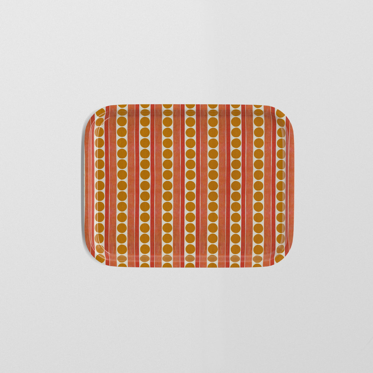 Tray - Coral Dash Dot