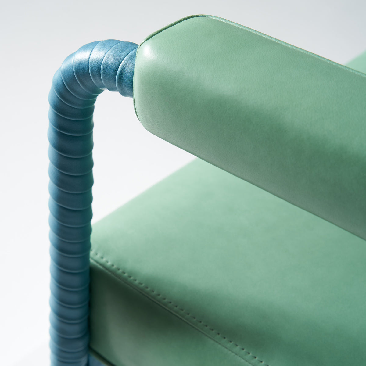 Easton Dining Stool - Fern & Teal