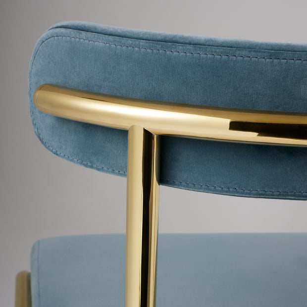 Popham Chair - Dusty Blue