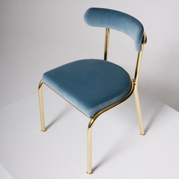 Popham Chair - Dusty Blue