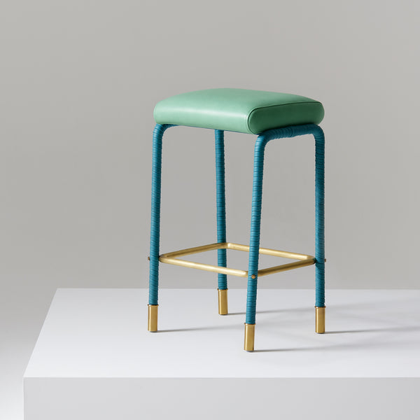 Easton Counter Stool - Fern and Teal