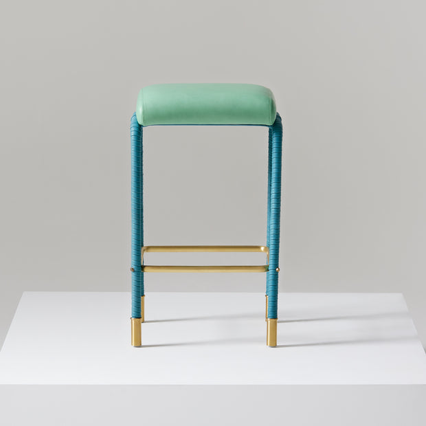 Easton Counter Stool - Fern and Teal