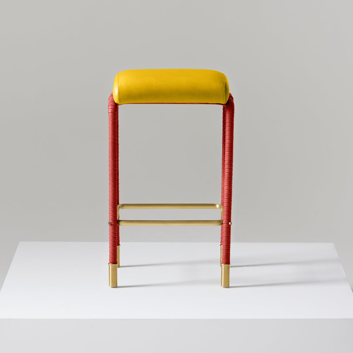 Easton Counter Stool - Pear and Carmine