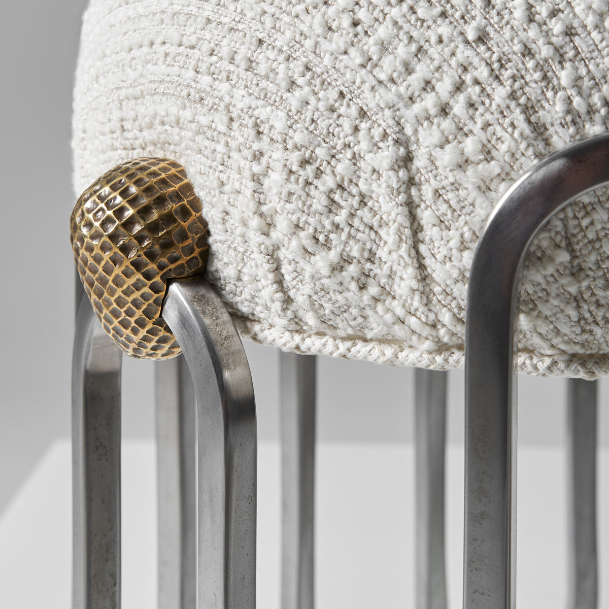 Denmead Stool - Ecru