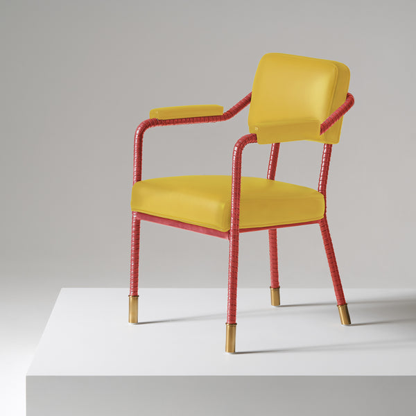 Easton Chair - Pear & Carmine