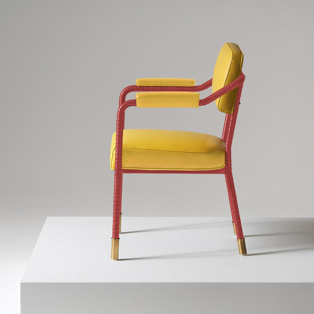 Easton Chair - Pear & Carmine