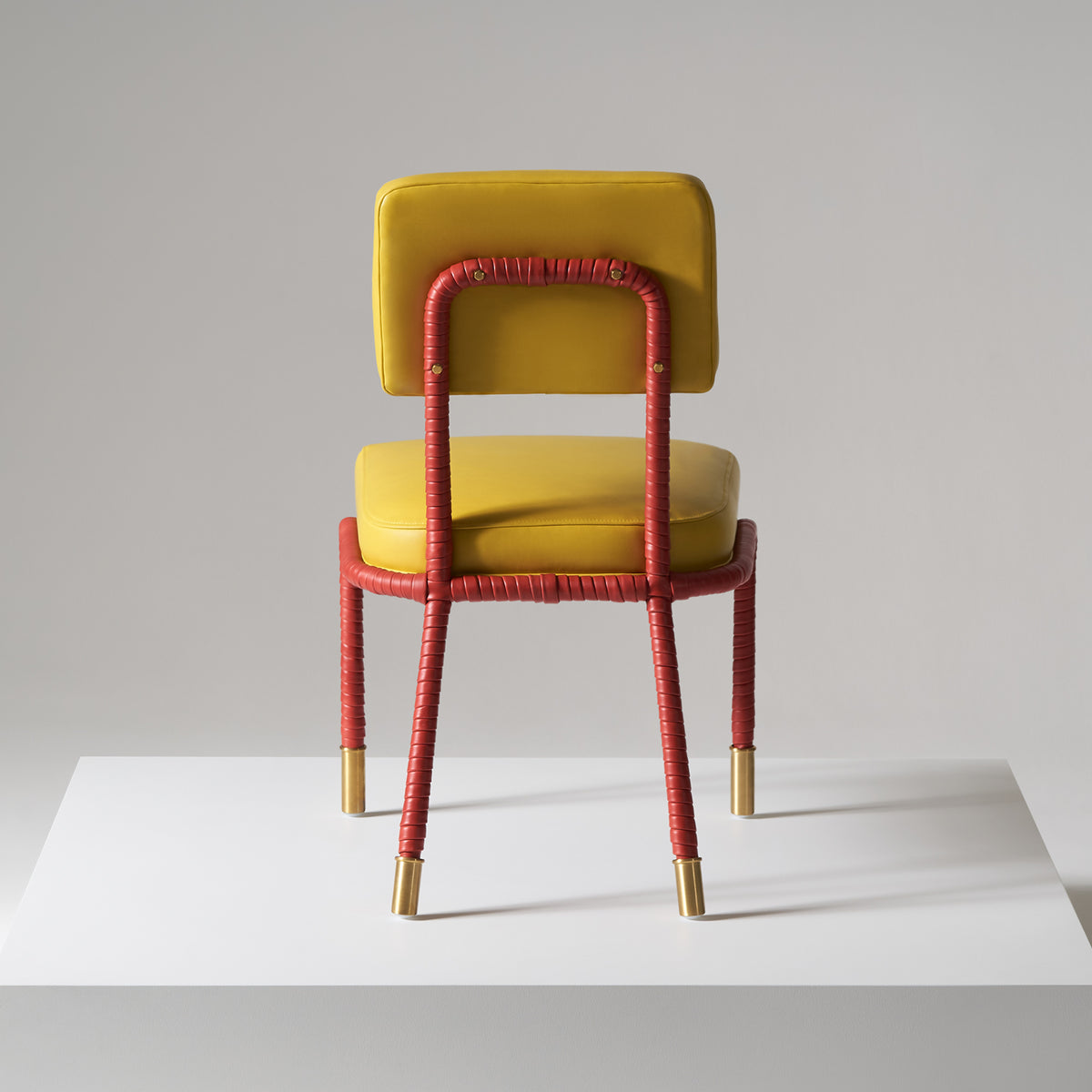 Easton Side Chair - Pear & Carmine
