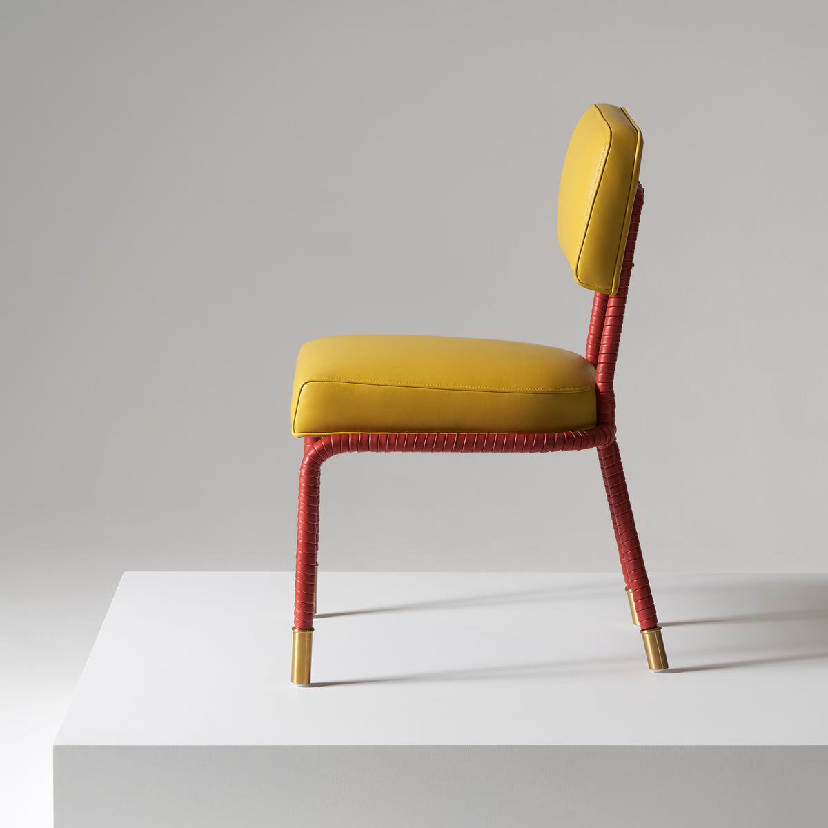 Easton Side Chair - Pear & Carmine