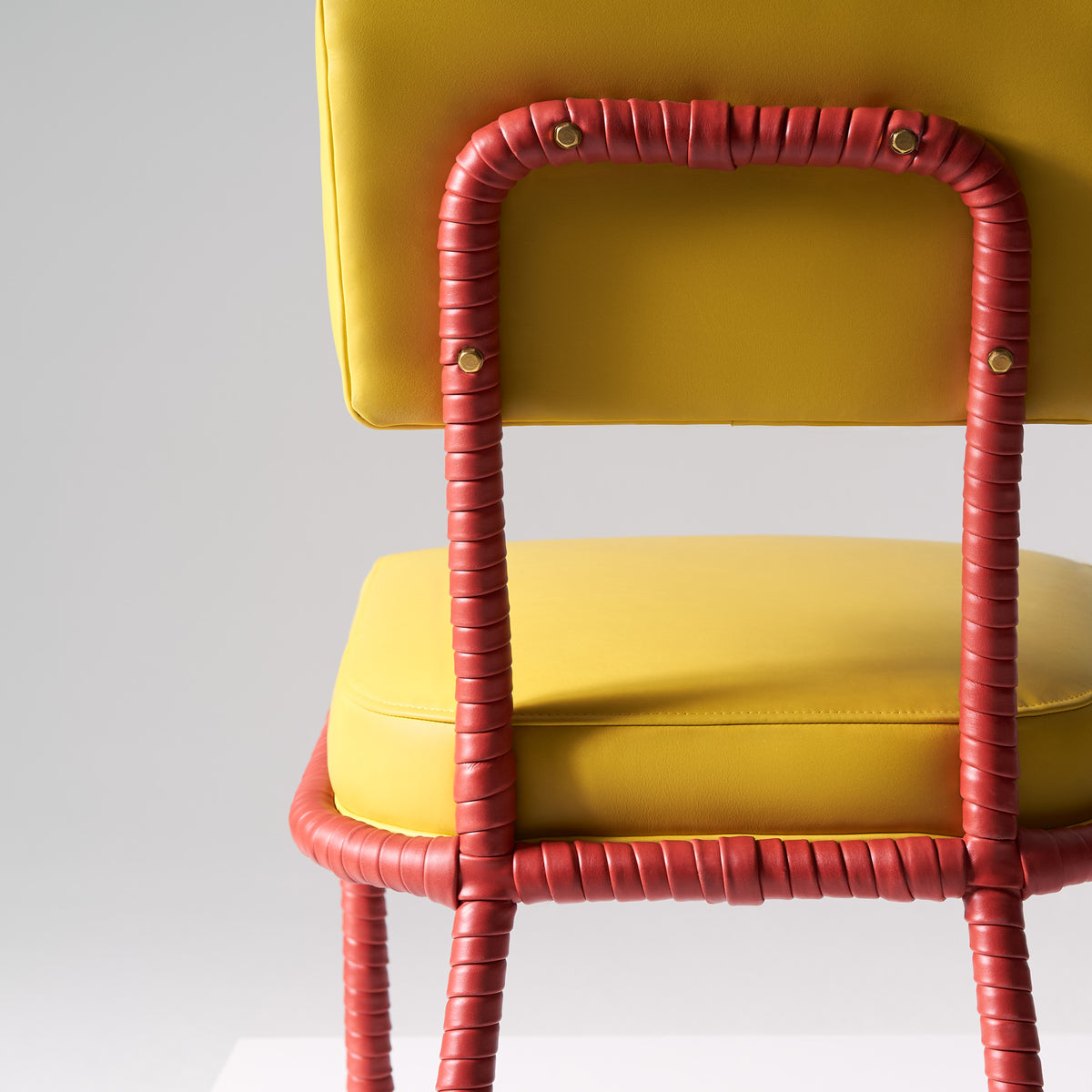 Easton Side Chair - Pear & Carmine